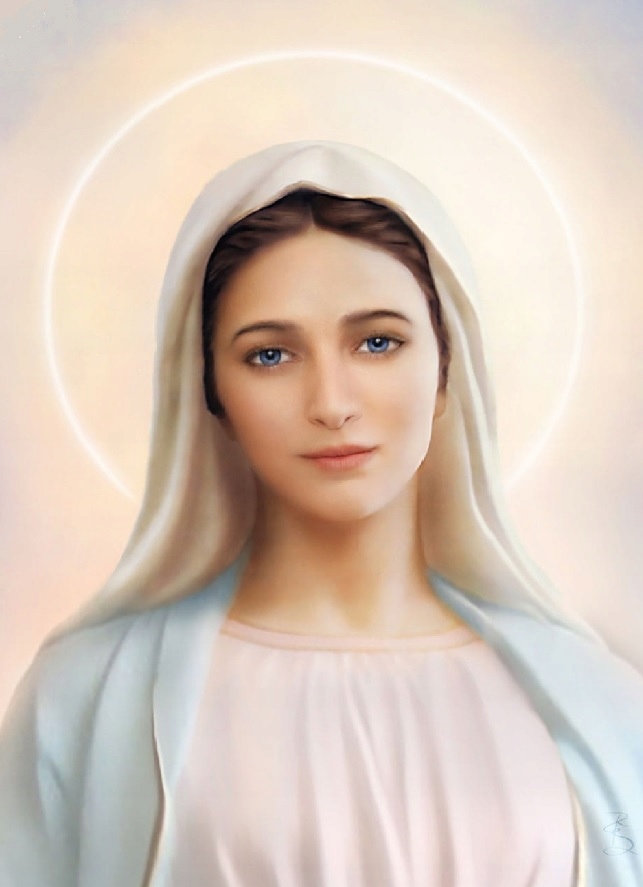 

Nasza Pani Z Tihaljiny obraz A4 |niebieskie oczy