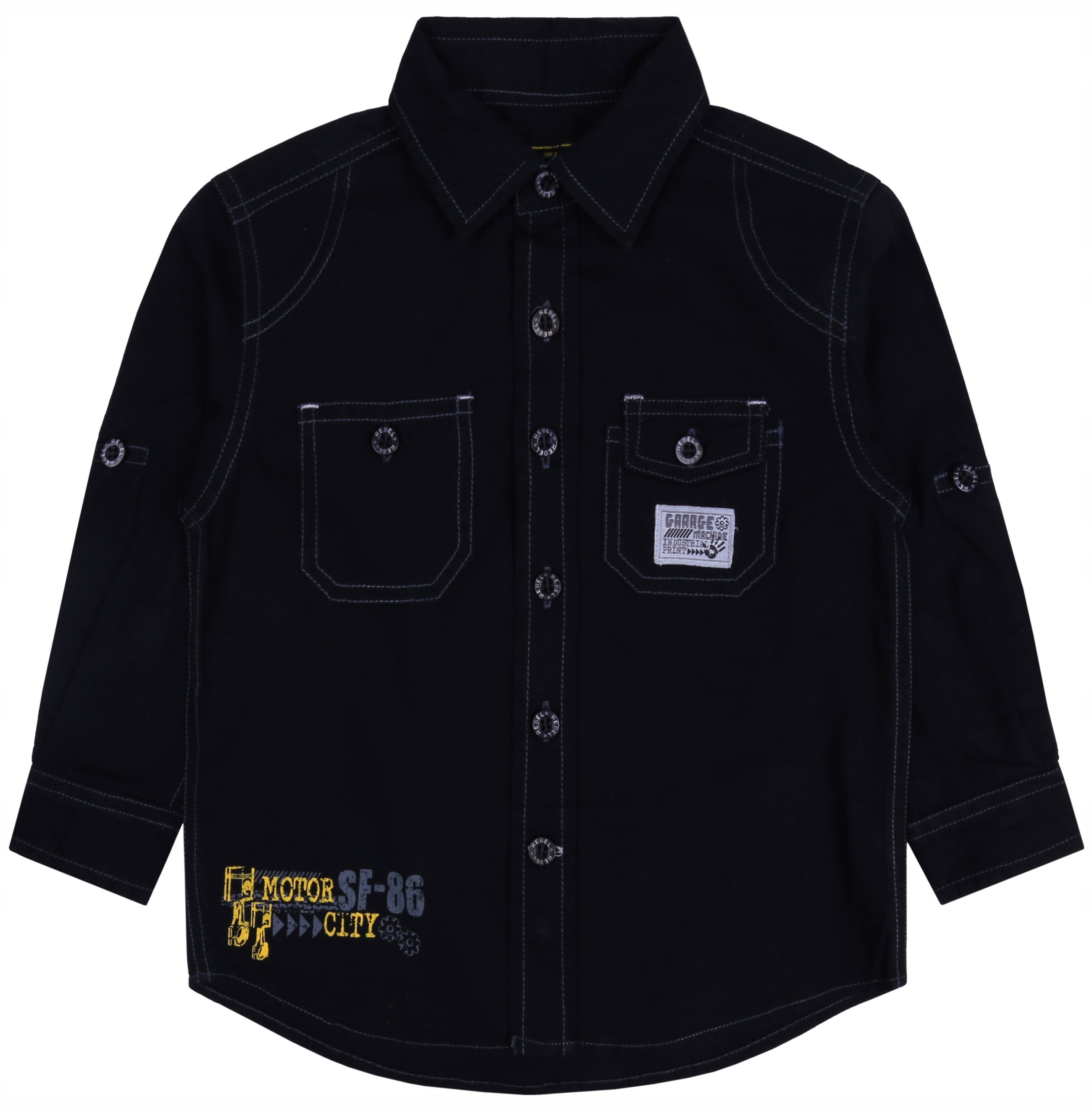 

Czarna koszula Rebel Primark Atmosphere 2-3 lat