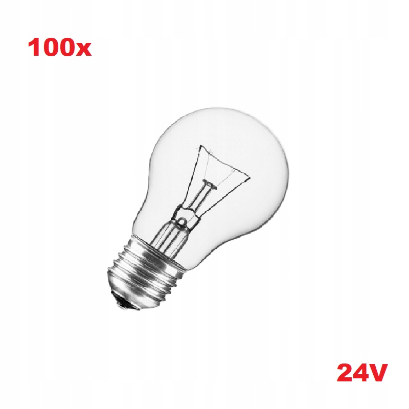 

100x Żarówka Niskonapięciowa A55 24V E27 60W