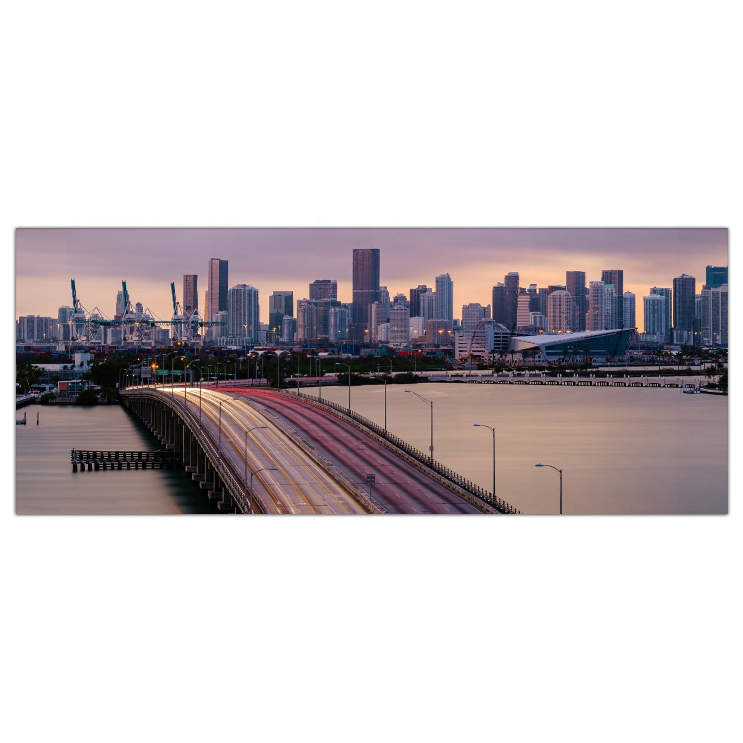 

Obraz Szklany Foto-obraz Miami Miasto Usa 125x50