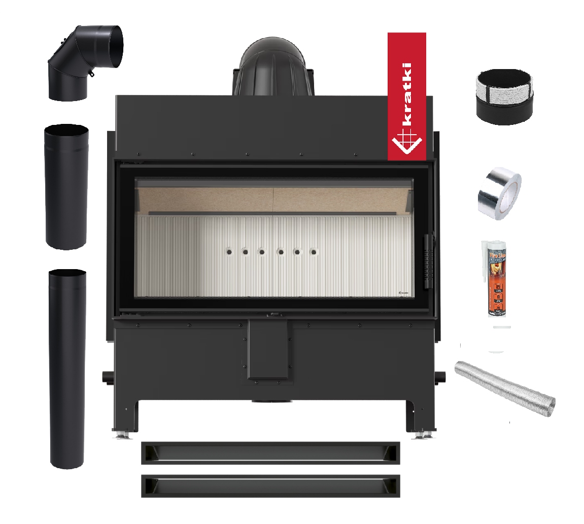 Krbová Vložka Lucy 16 kW Ocelová Vzduchová Ekoprojektová Sada