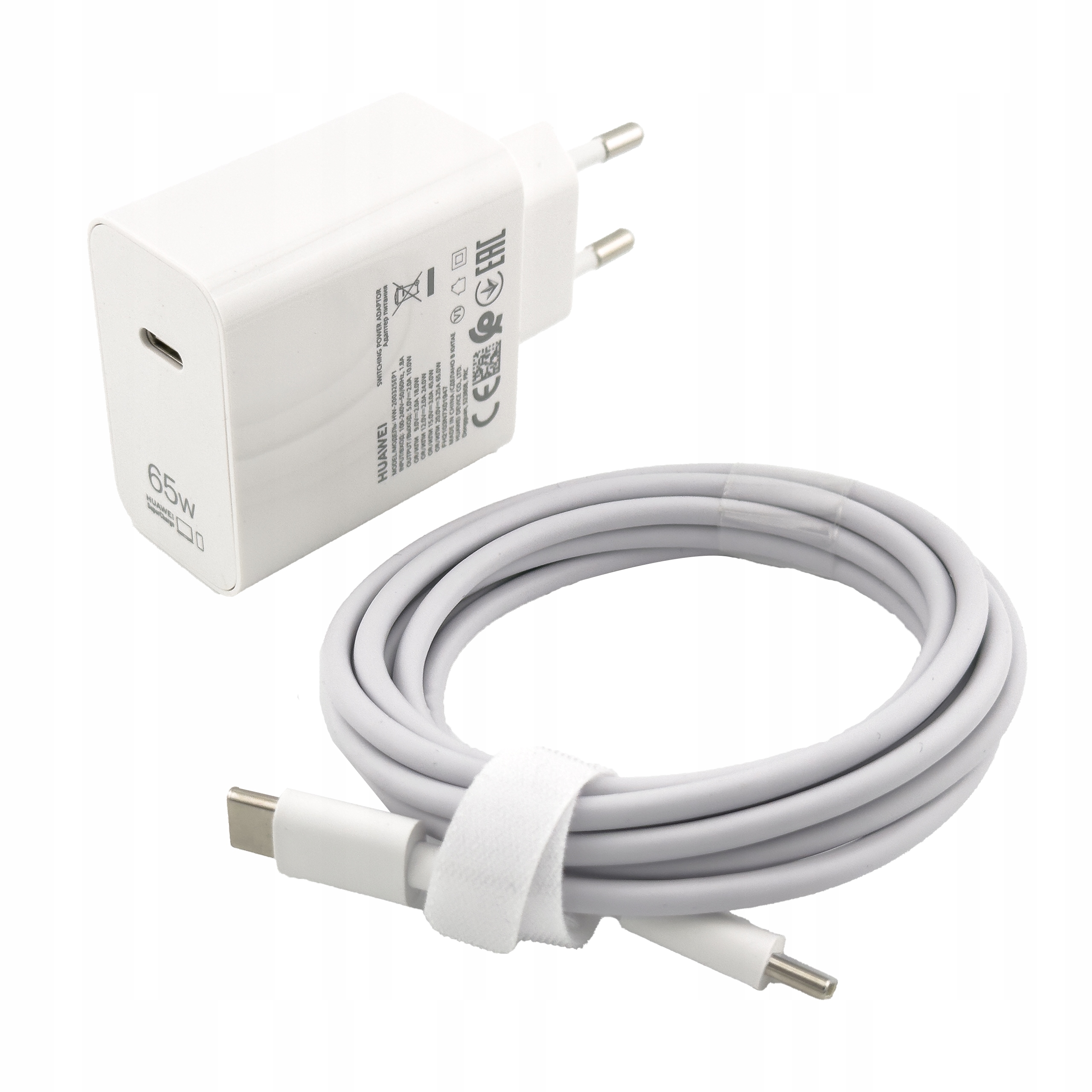 Oryginalna Ładowarka Huawei Matebook 65W SuperCharge szybka Usb-c Kabel