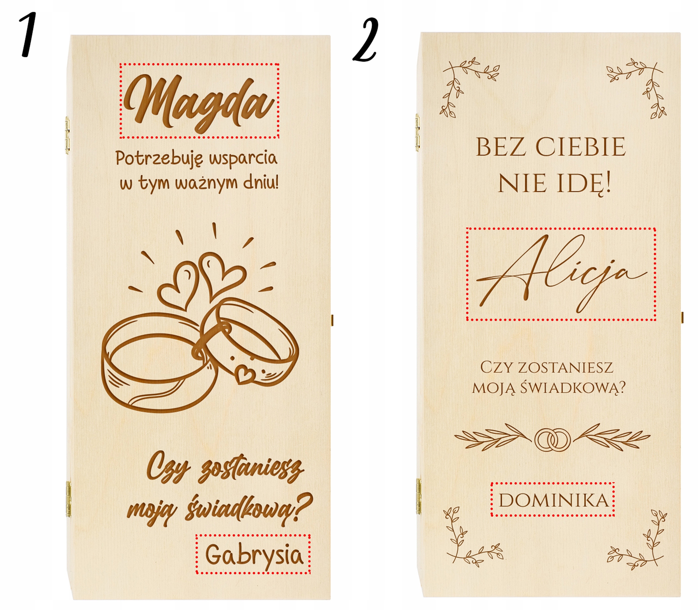 Czy Zostaniesz Moja Swiadkowa Box Skrzynka EAN (GTIN) 5904624908900