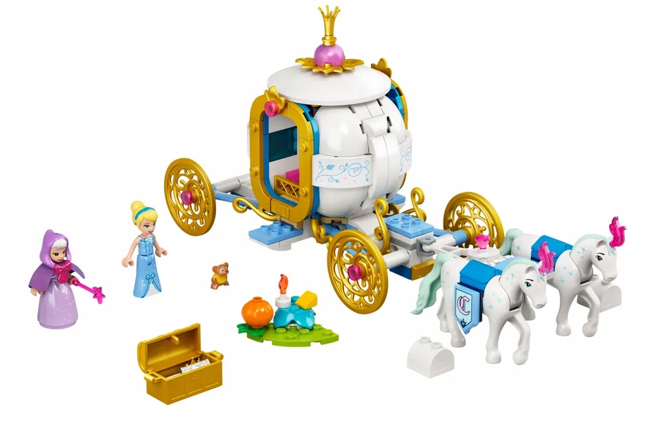 LEGO 43192 DISNEY KRÓLEWSKI POWÓZ KOPCIUSZKA Wiek dziecka 6 lat +