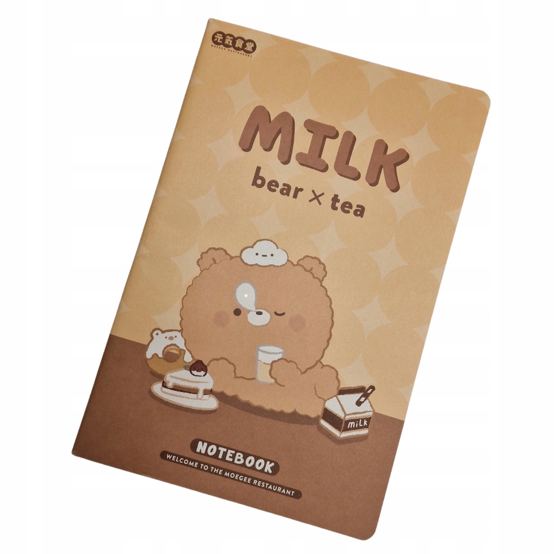 

Zeszyt Notatnik Bear A5 Notebook Miś Brąz Wzór 4