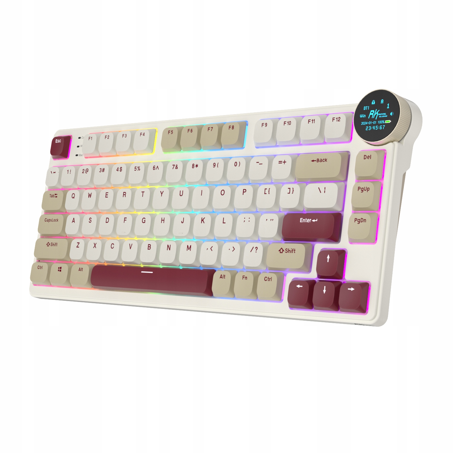 ROYAL KLUDGE RK N80 Rosy Clouds Gaming Keyboard Brown switch — 4