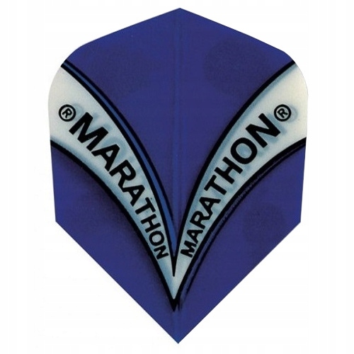 

Piórka Do Lotek Harrows Marathon Napis Niebieskie