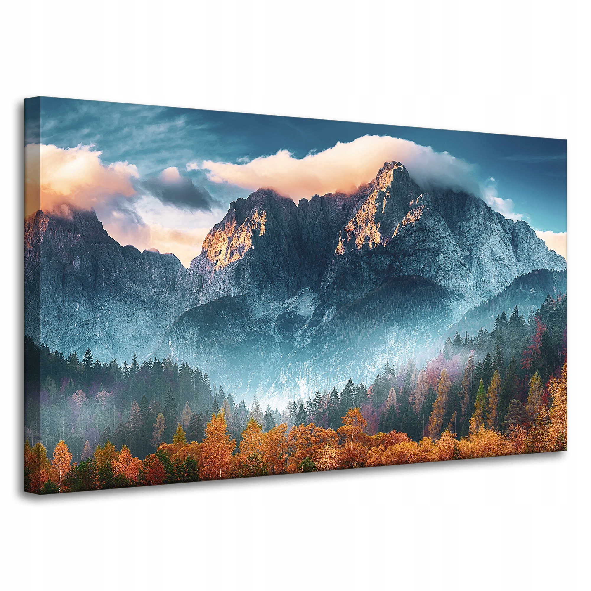 Obraz na plátně Hory Nebe Les Příroda 100x60 cm