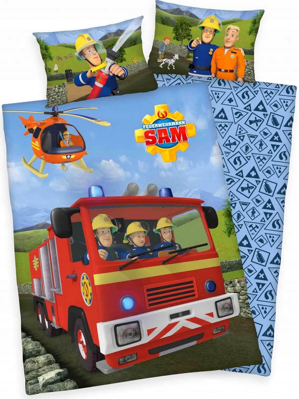 

Pościel 100X135 Strażak Sam Do Łóżeczka Bawełna