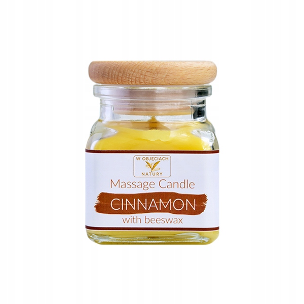Świeca Do Masażu - Cynamon - 100 ml Relaks