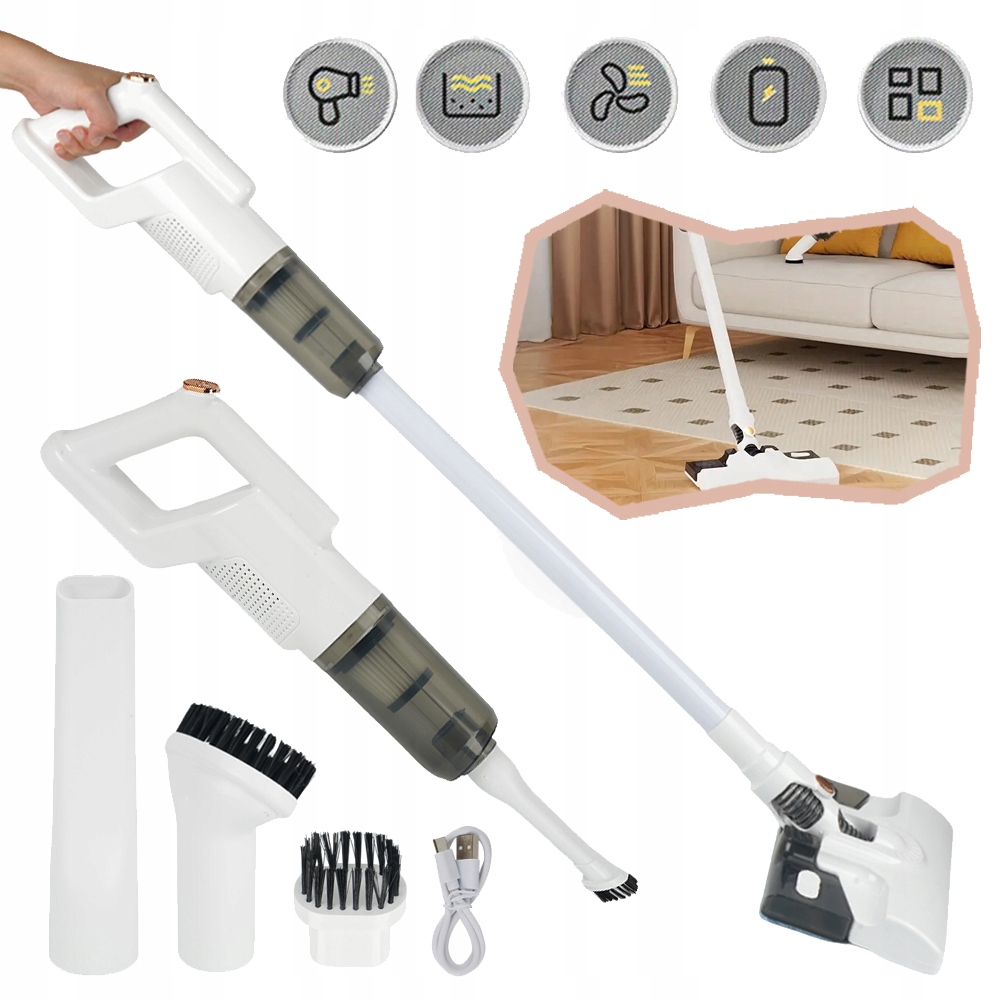 Odkurzacz Do Popiołu, Przenośny Odkurzacz, 7000PA, Bezprzewodowy Odkurzacz