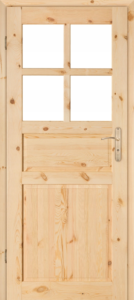 Drzwi sosnowe do łazienki HARNAŚ - ekspres