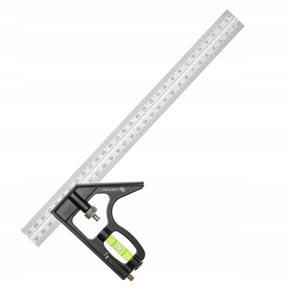 

Kątownik Stolarski Z Poziomicą 30 cm 12' Hogert