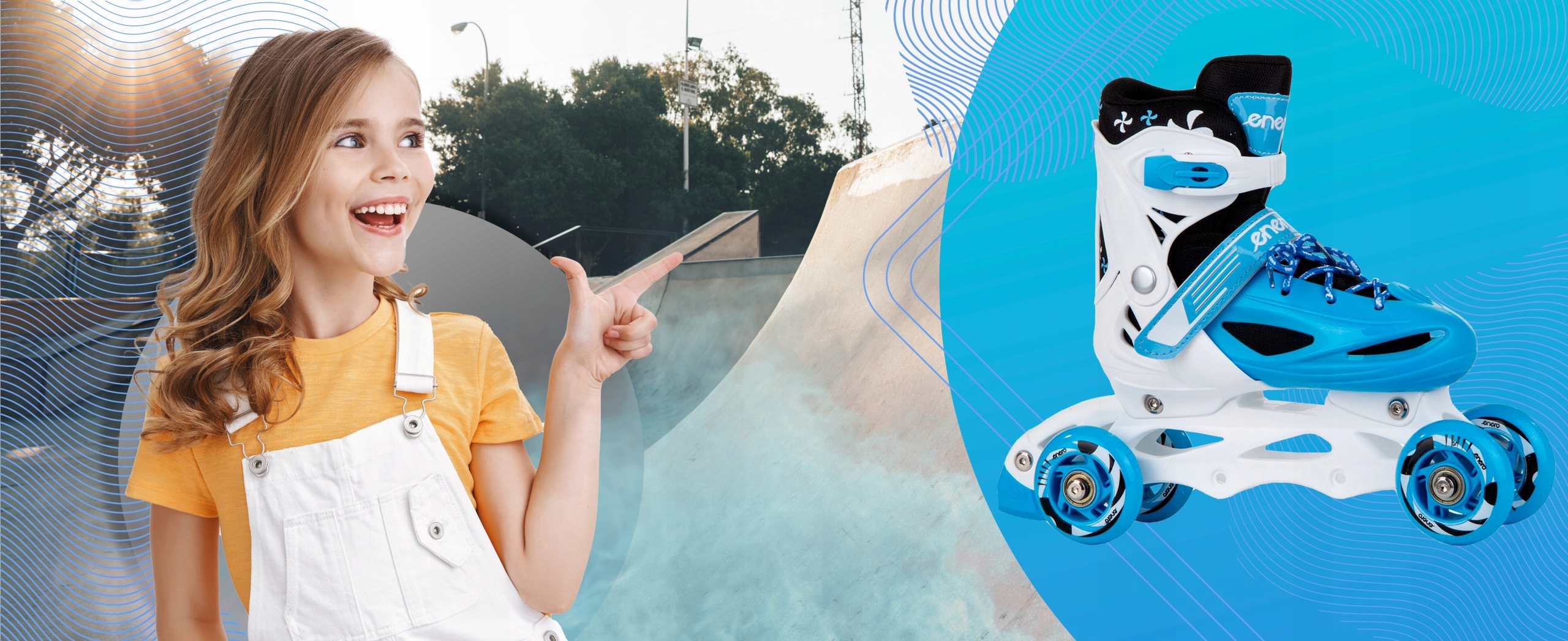 PROFESJONALNE ŁYŻWY ROLKI REGULOWANE WROTKI SMARTBAND GRATIS 9W1 PREZENT XL Model ENERO RUNNER 4W1 PRO