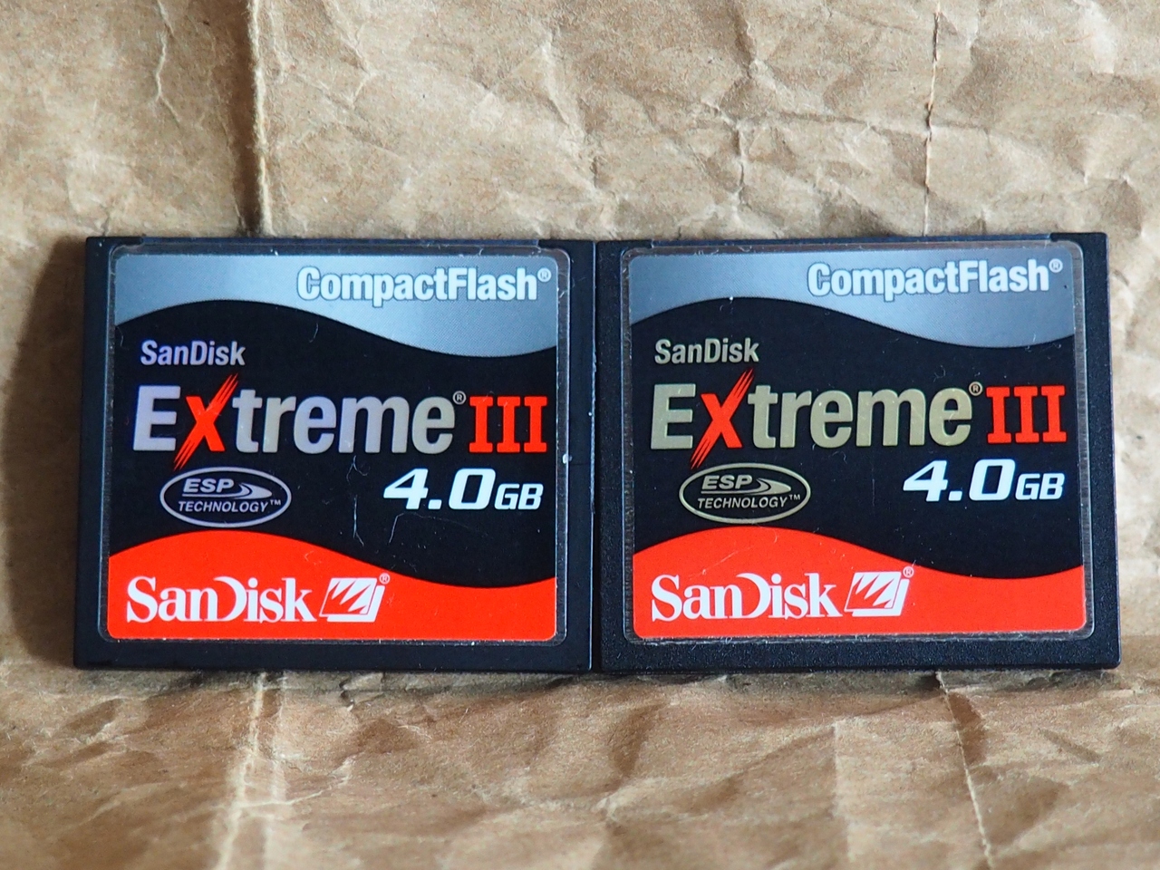 Karta pamięci Compact flash CF memory card SanDisk Extreme III 4GB 30Mb/s.