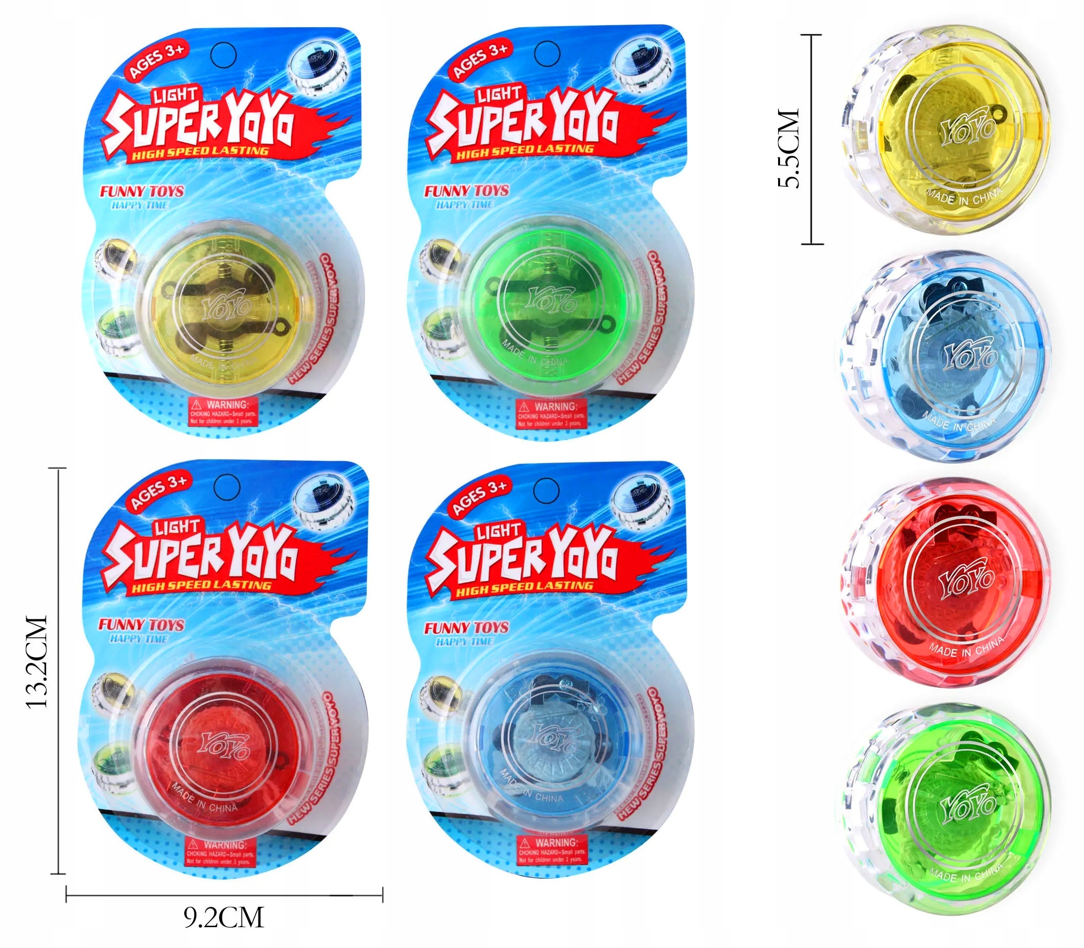 JOJO YOYO RETRO ŚWIECĄCE GRA ZRĘCZNOŚCIOWA ZABAWKA NA PREZENT DLA DZIECI Model JOJO