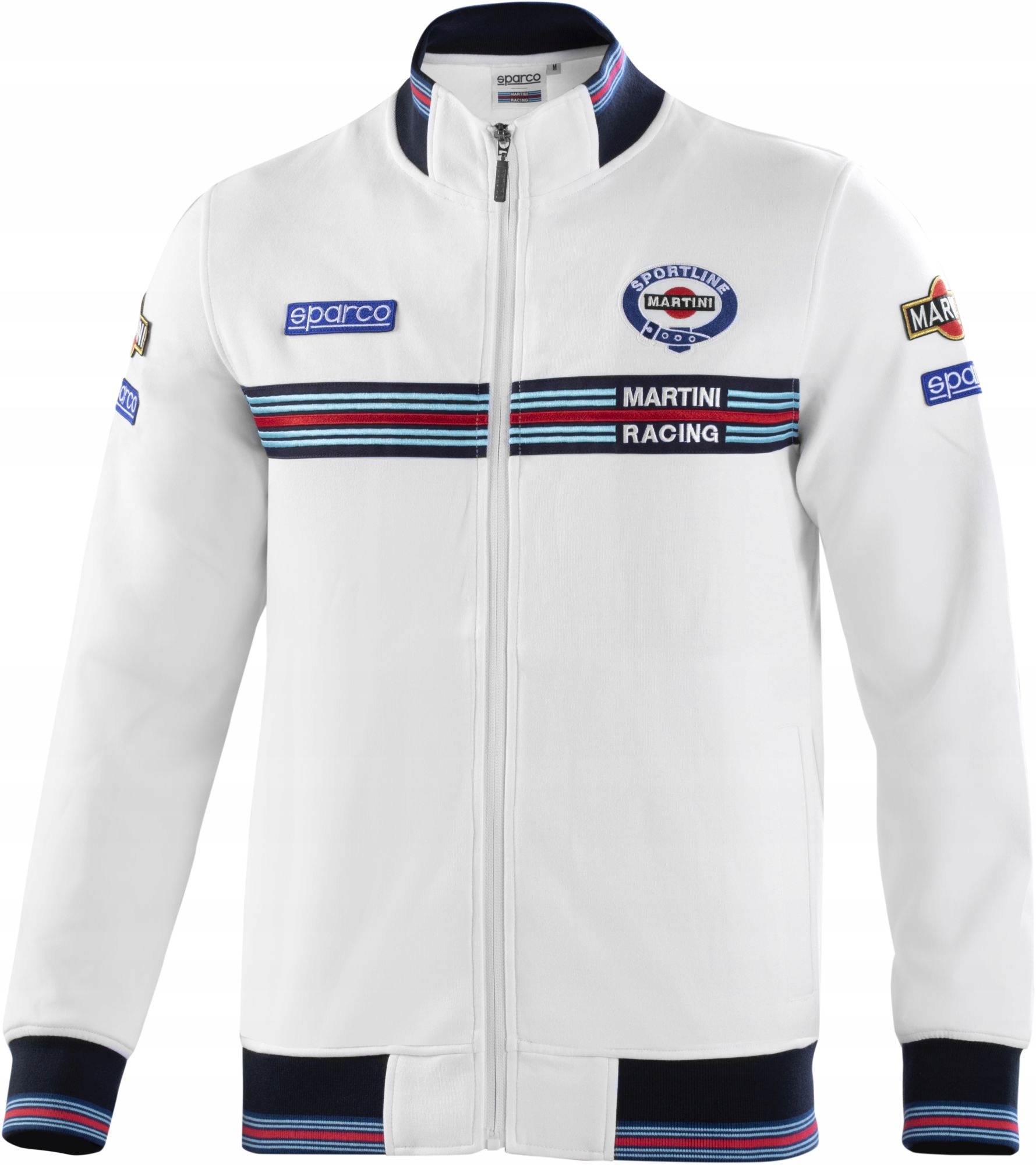 Mikina Sparco Martini Racing bílá velikost M