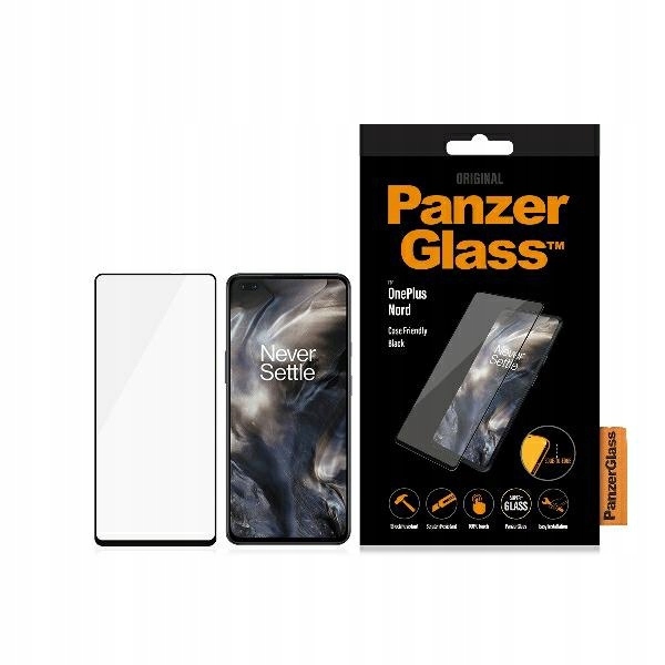 Tvrzené sklo PanzerGlass E2E Super+ OnePlus Nord Case Friendly černé
