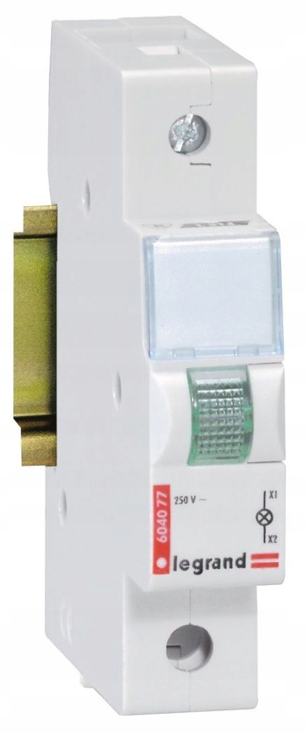 

Lampka pojedyncza modułowa 230V Ac zielony