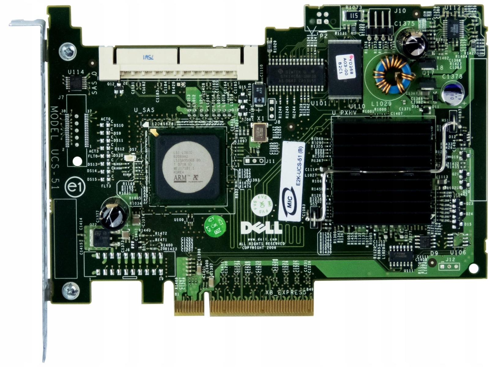 Dell 0UN939 Pci-e Sas Poweredge 850