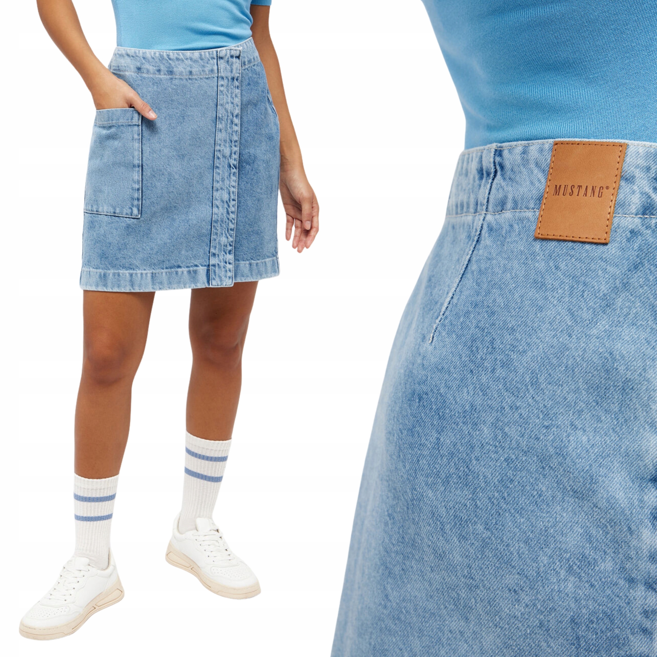 Mustang sukně Blue jeans Lucile Denim Skirt_ W29