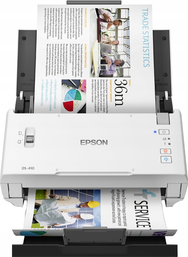 Skener Epson WorkForce DS-410, A4, 50x1200dpi, Usb 2.0, 3 roky záruka…