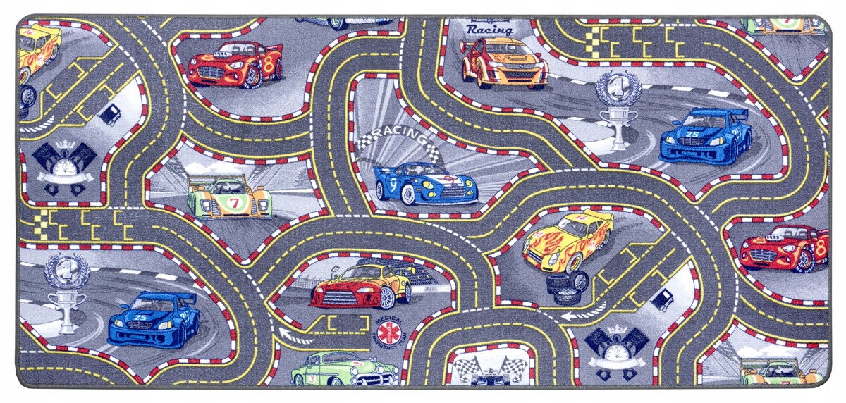 Koberec 90x200 cm, uličky, město, ulice, silnice