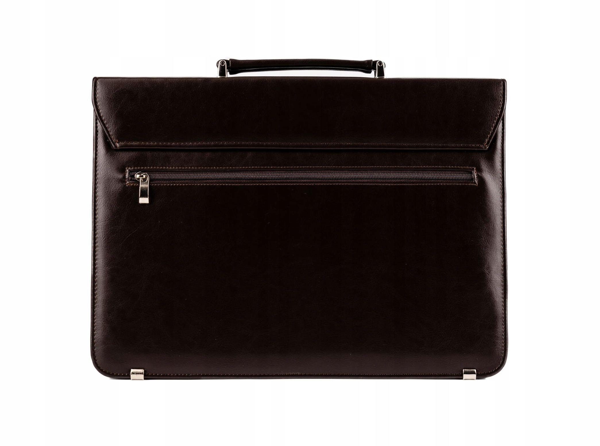 Teczka Aktówka męska skórzana PRODUCENT T10 czekol Marka inna