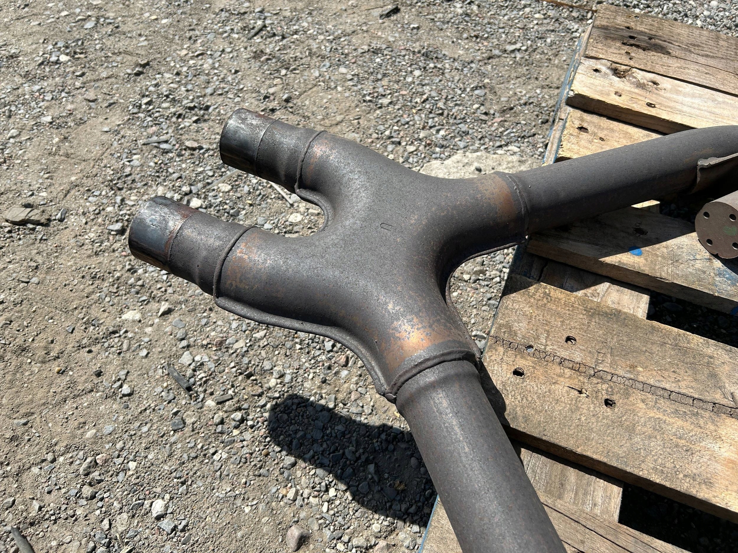 catalyst exhaust pipe komplet left right sondy Ford Mustang V 3.7 2011-2014