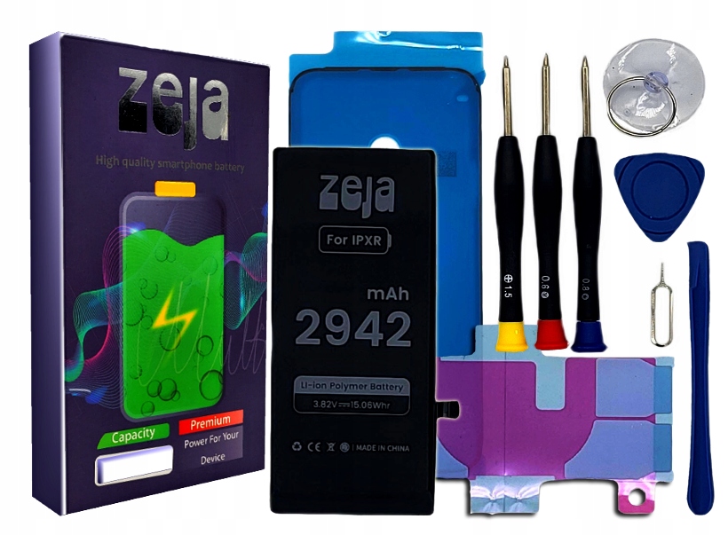 Zeja Baterie Pro Iphone Xr 2942 mAh Záruka Sada pro výměnu
