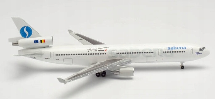 Model letadla MD11 Sabena 1:500 Unikát
