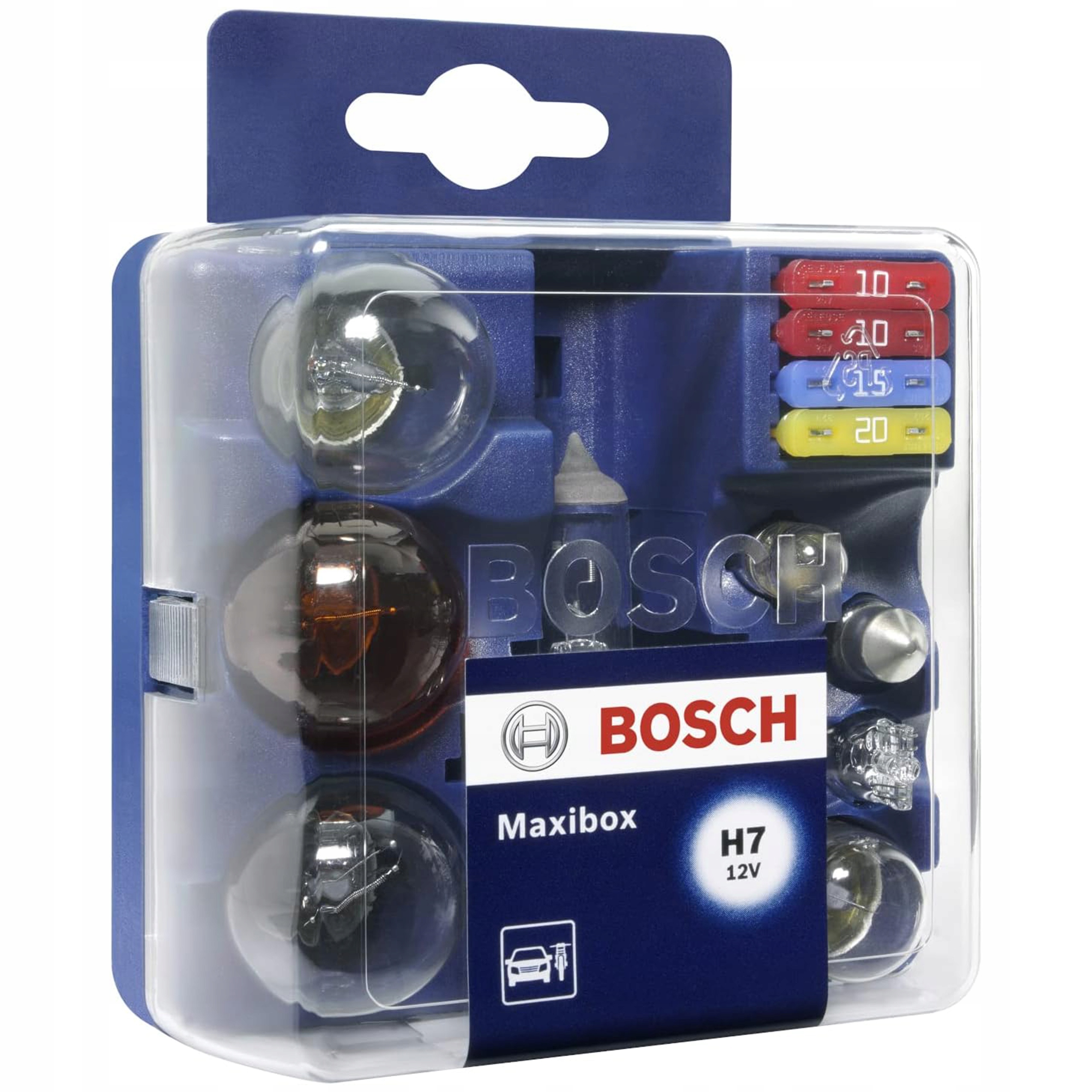 Bosch Zestaw Żarówek Maxibox H7 P21W PY21W R5W C5W