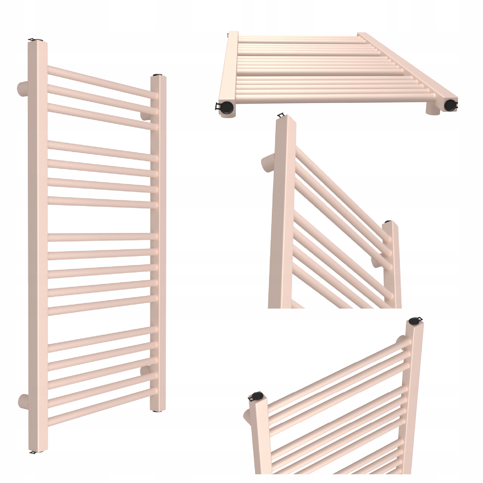 Koupelnový Radiátor Dave 720x550 Zlatý Růžový