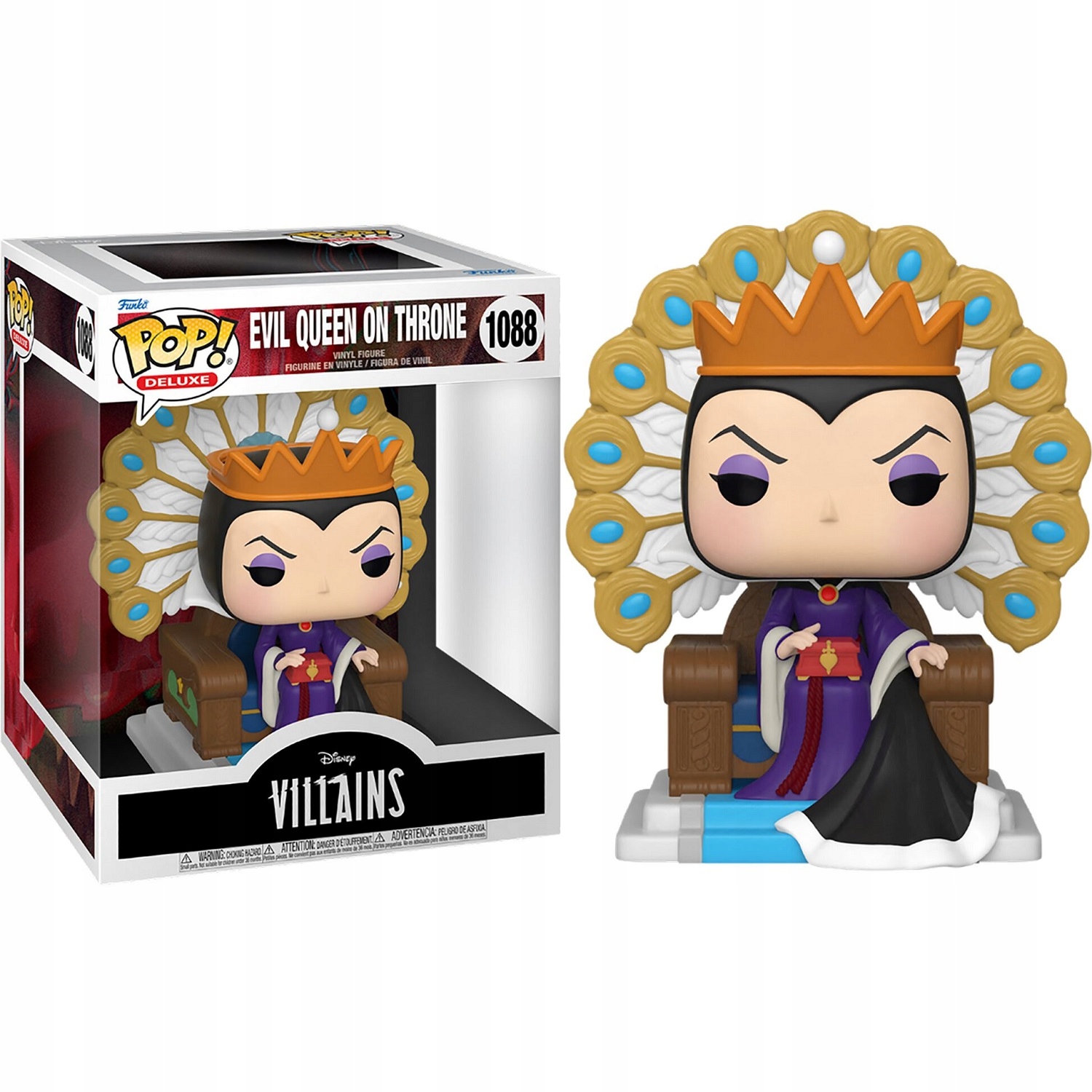 Funko Pop Figurka 1088 Evil Queen Throne Villains Mattel originální 10 cm