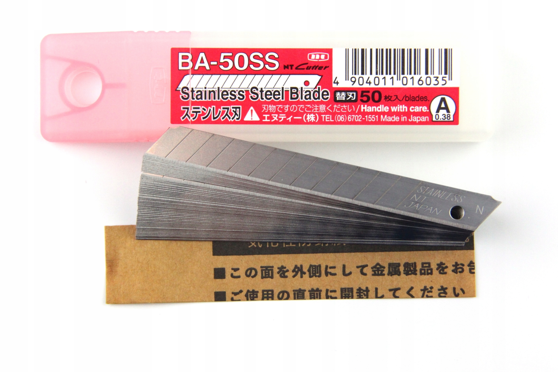Nt Cutter Ostrza segmentowe BA-50SS 45° 9mm kąt nachylenia ostrza 50szt