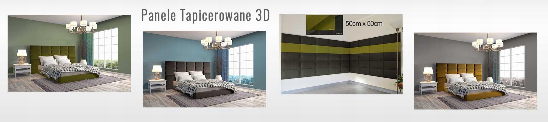 Panel tapicerowany do własnego montażu 50cm x 30cm Jednostka sprzedaży sztuka