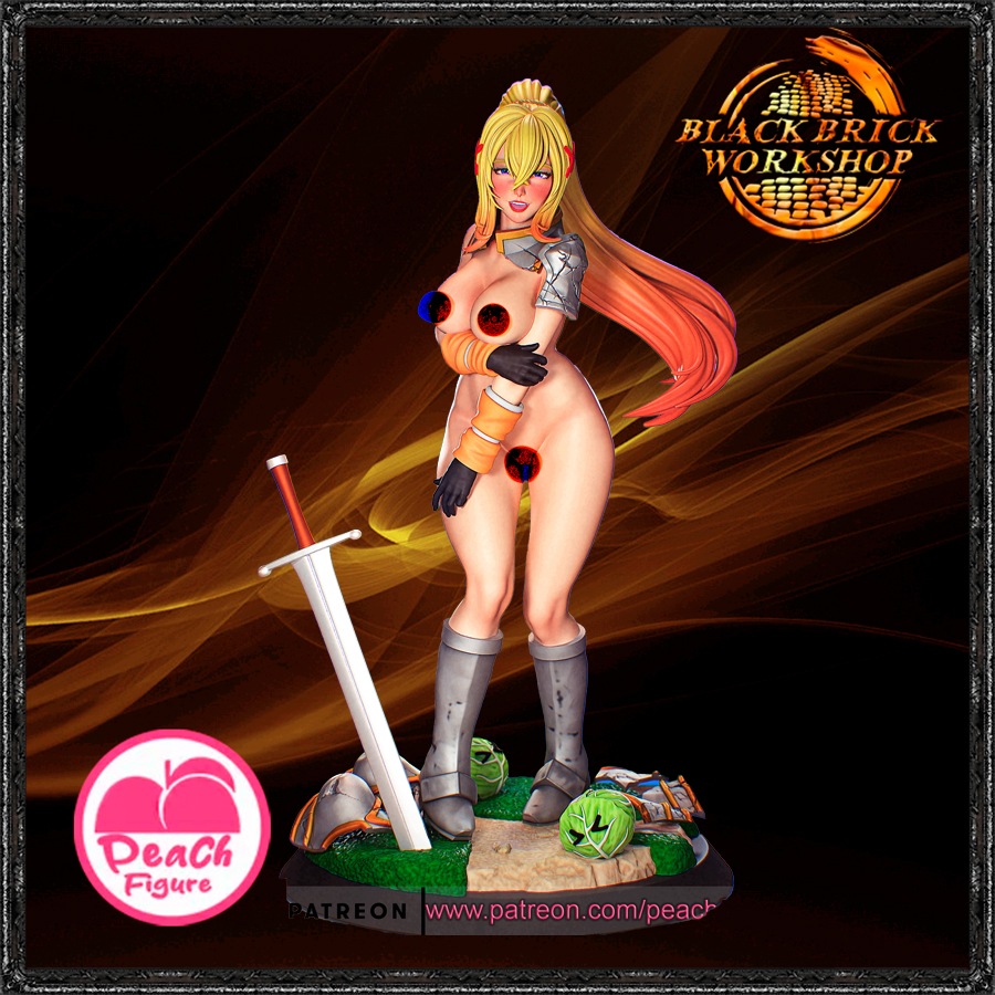 Darkness Unpainted Broskvová figurka Měřítko 1/24 (75mm) (nsfw) 3D tisk