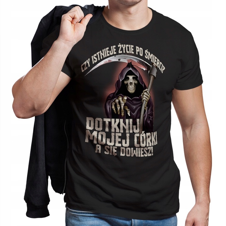 T-SHIRT KOSZULKA MĘSKA CÓRKA ŻYCIE ŚMIERĆ FUN