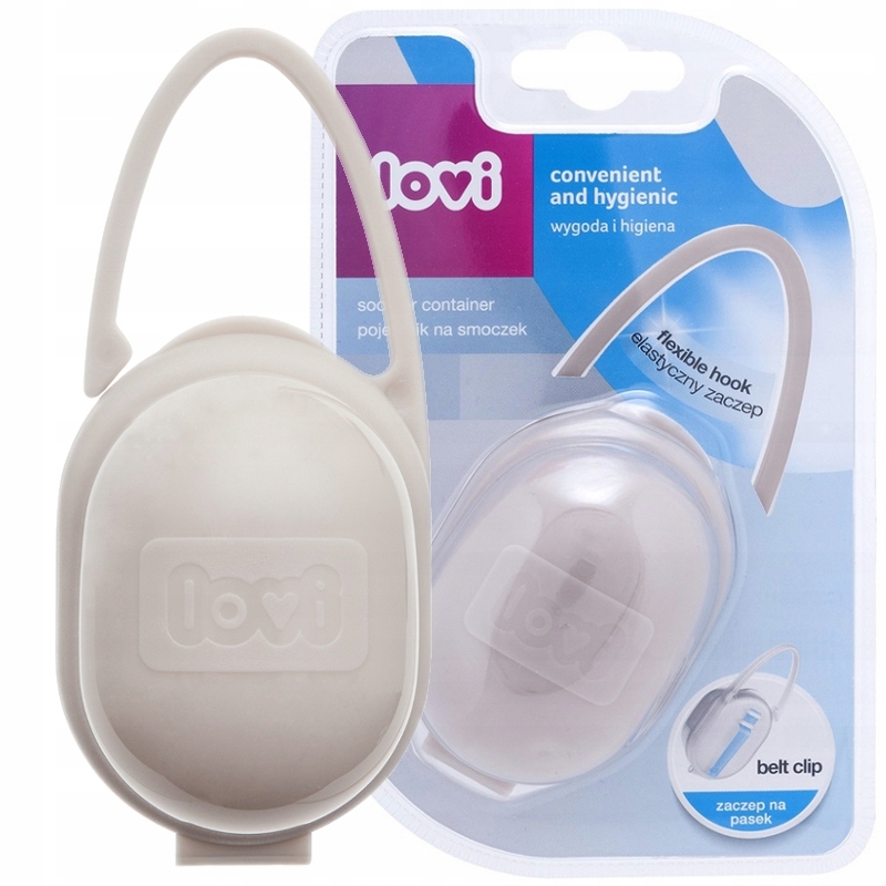 LOVI Etui Pudełko Na Smoczek Uchwyt 13/111 Beżowy