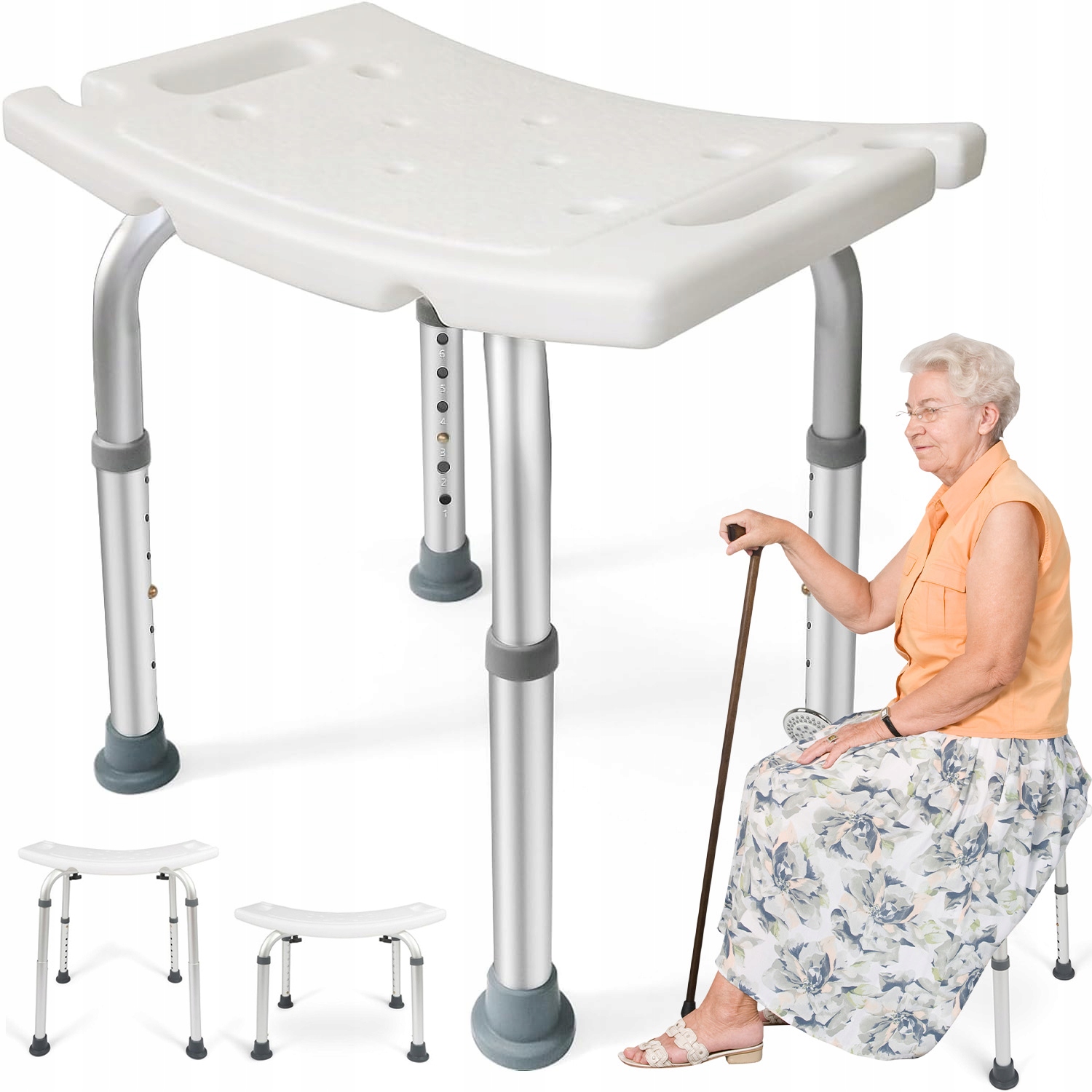 Taboret Prysznicowy Krzesło Prysznicowe Pod Prysznic Stołek Do Wanny Mocne