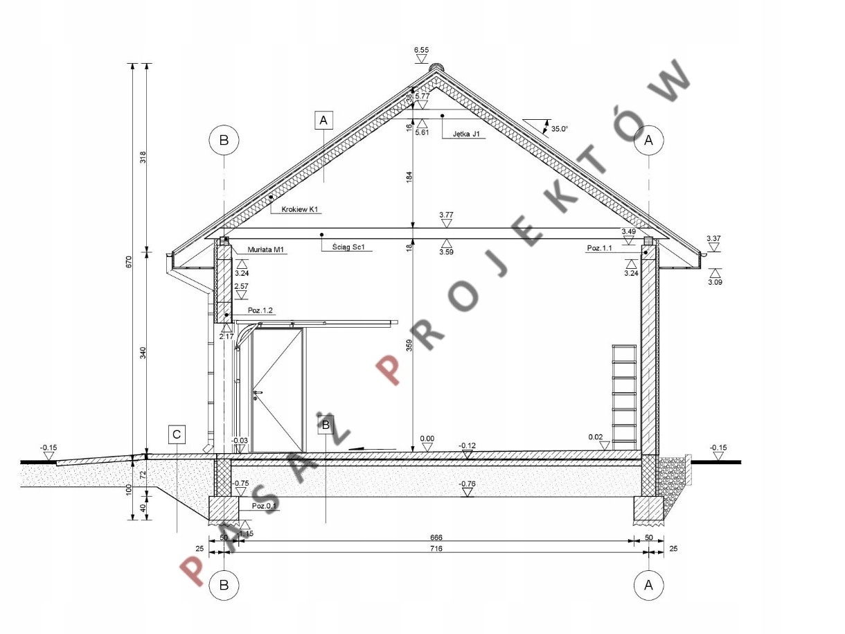 GARAŻ DWUSTANOWISKOWY H32R Marka inna