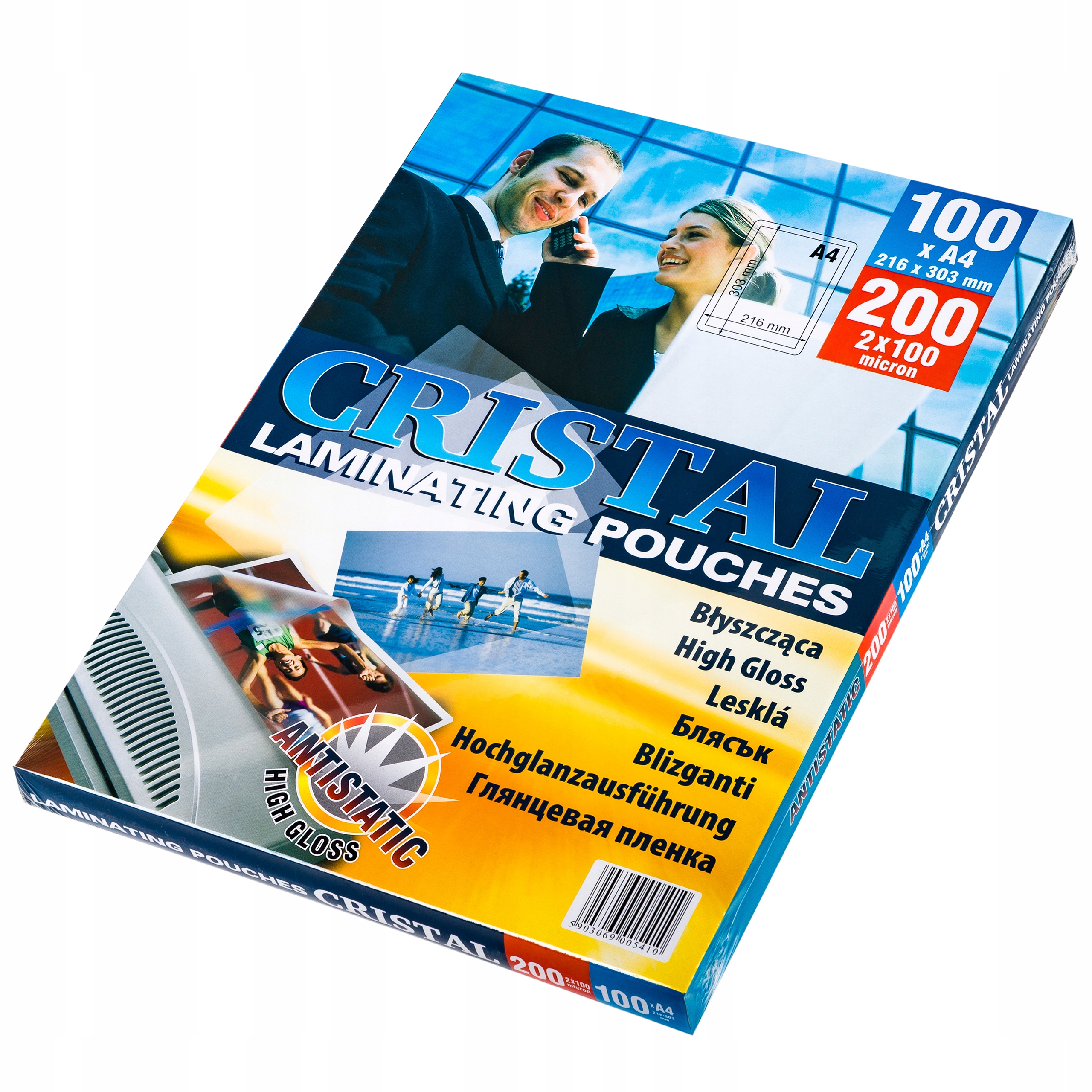 

Folia Do Laminowania A4 Argo Cristal 100mic 100kpl