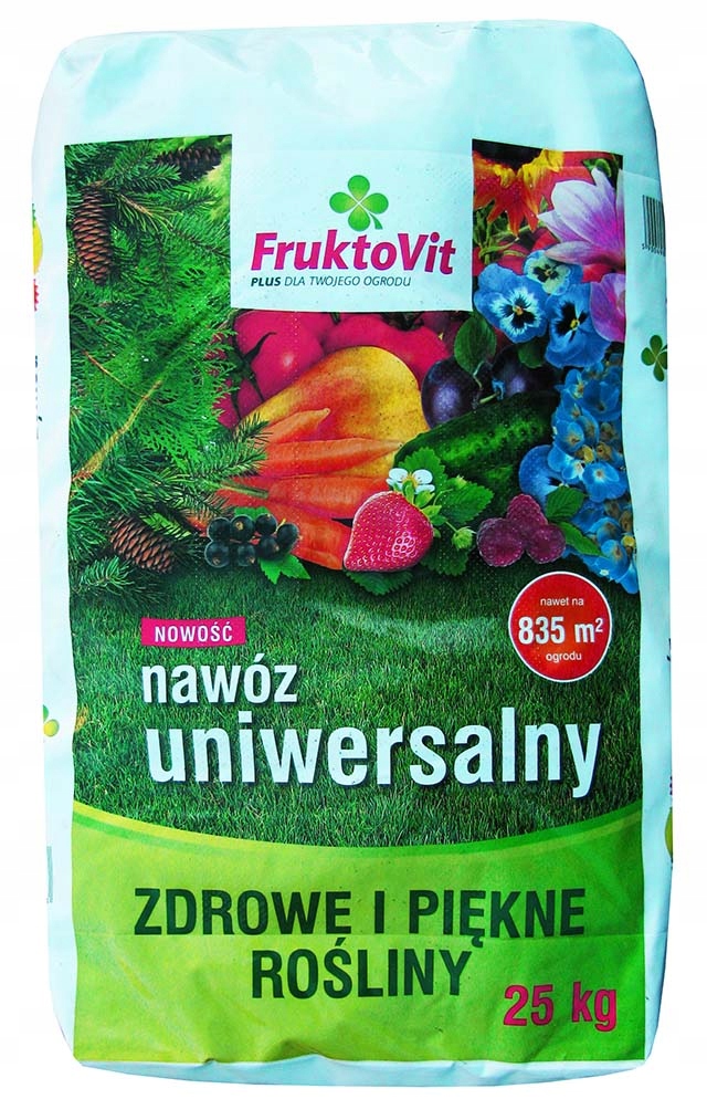 Fruktovit plus univerzálne 25 kg záhradné hnojivo