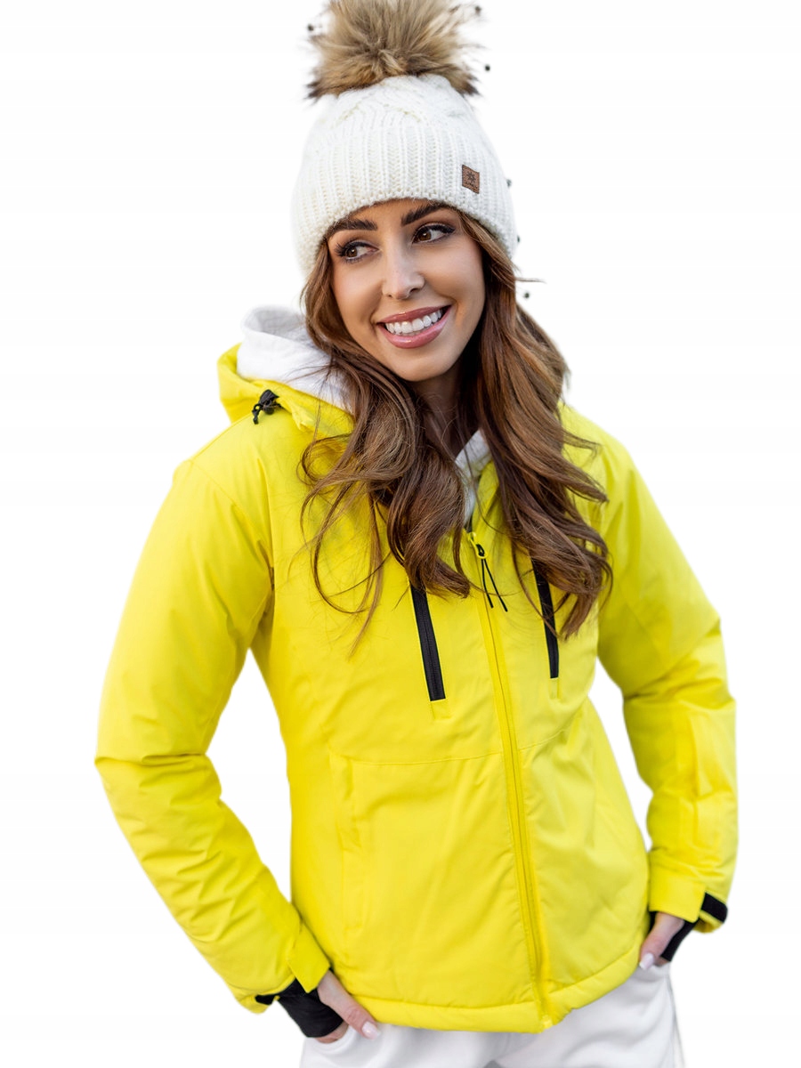 Zimní Bunda Dámská Sportovní Žlutá HH012 Denley_l
