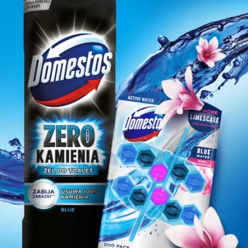 KOSTKA TOALETOWA DOMESTOS WC 3W1 OCEAN 40G Nazwa handlowa DOMESTOS 3W1 OCEAN KOSTKA 40g