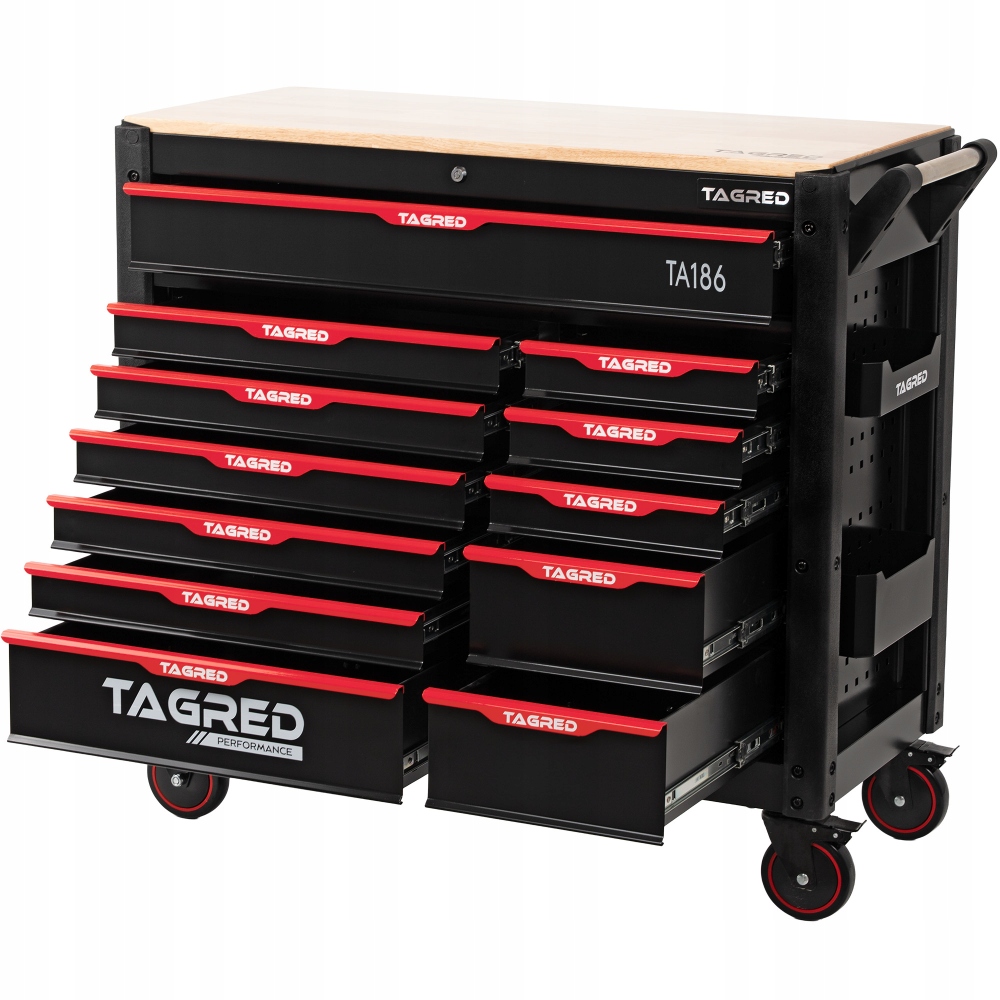 Profesjonalna Szafa Warsztatowa Wózek Narzędziowy Jumbo 12 Szuflad 691-el