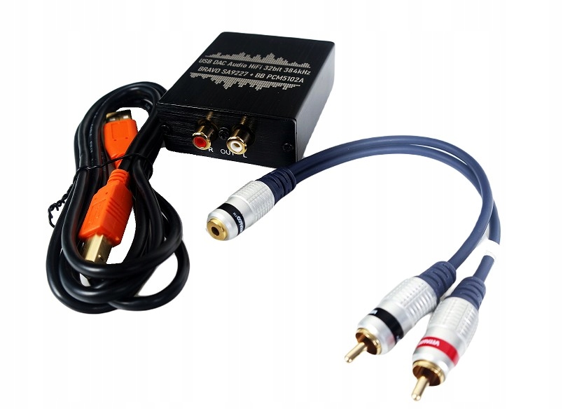 Przetwornik konwerter 32 bit 384kHz Dac Audio Usb