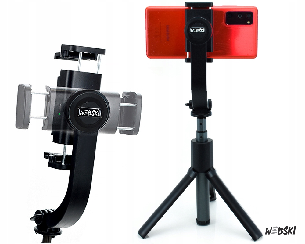 SELFIE-STICK TRIPOD STATYW GIMBAL 360 KIJ SELFIE DO iPhone 11 12 13 14 PRO Marka Webski