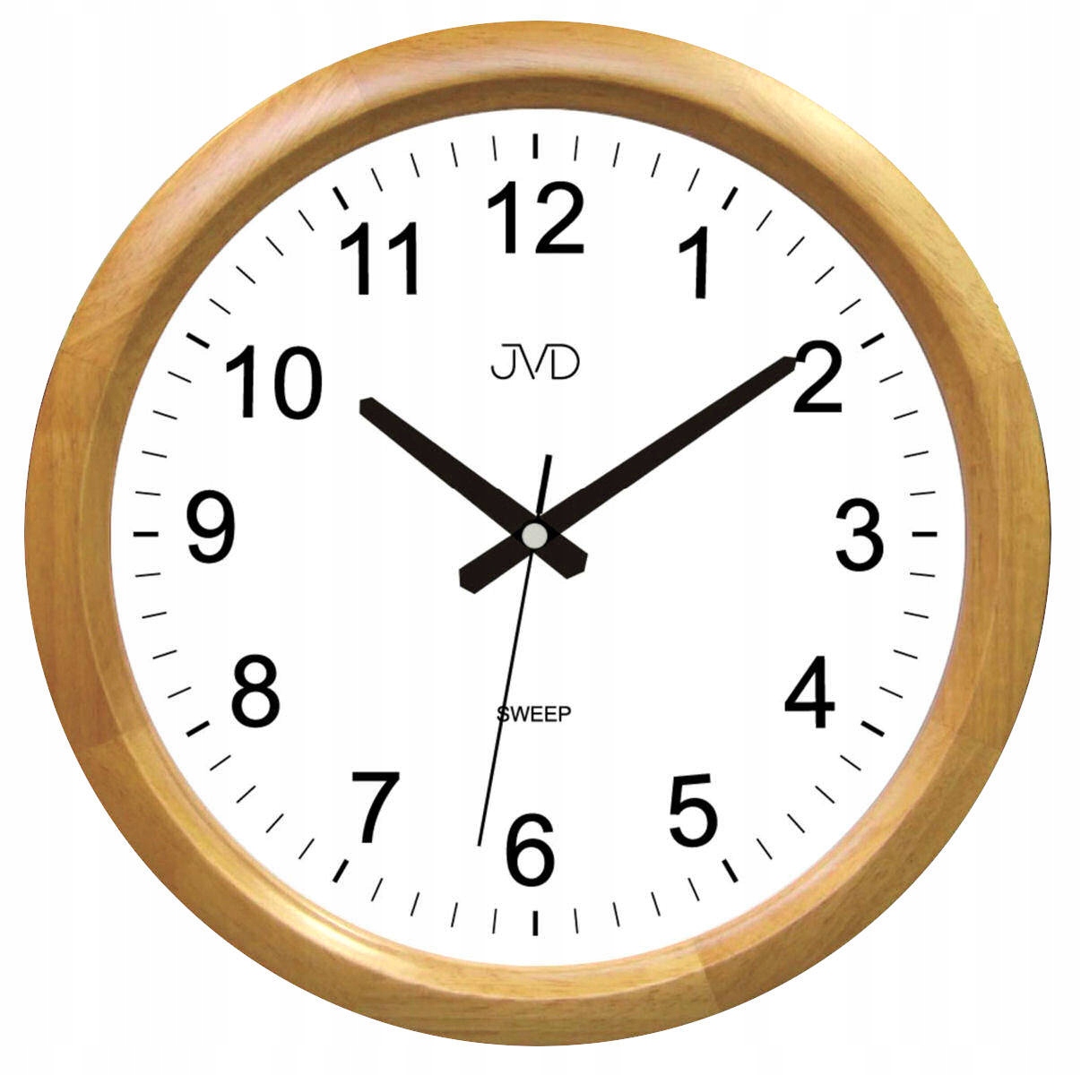 Čitateľné Drevené Tiché Nástenné Hodiny 34 cm NS801