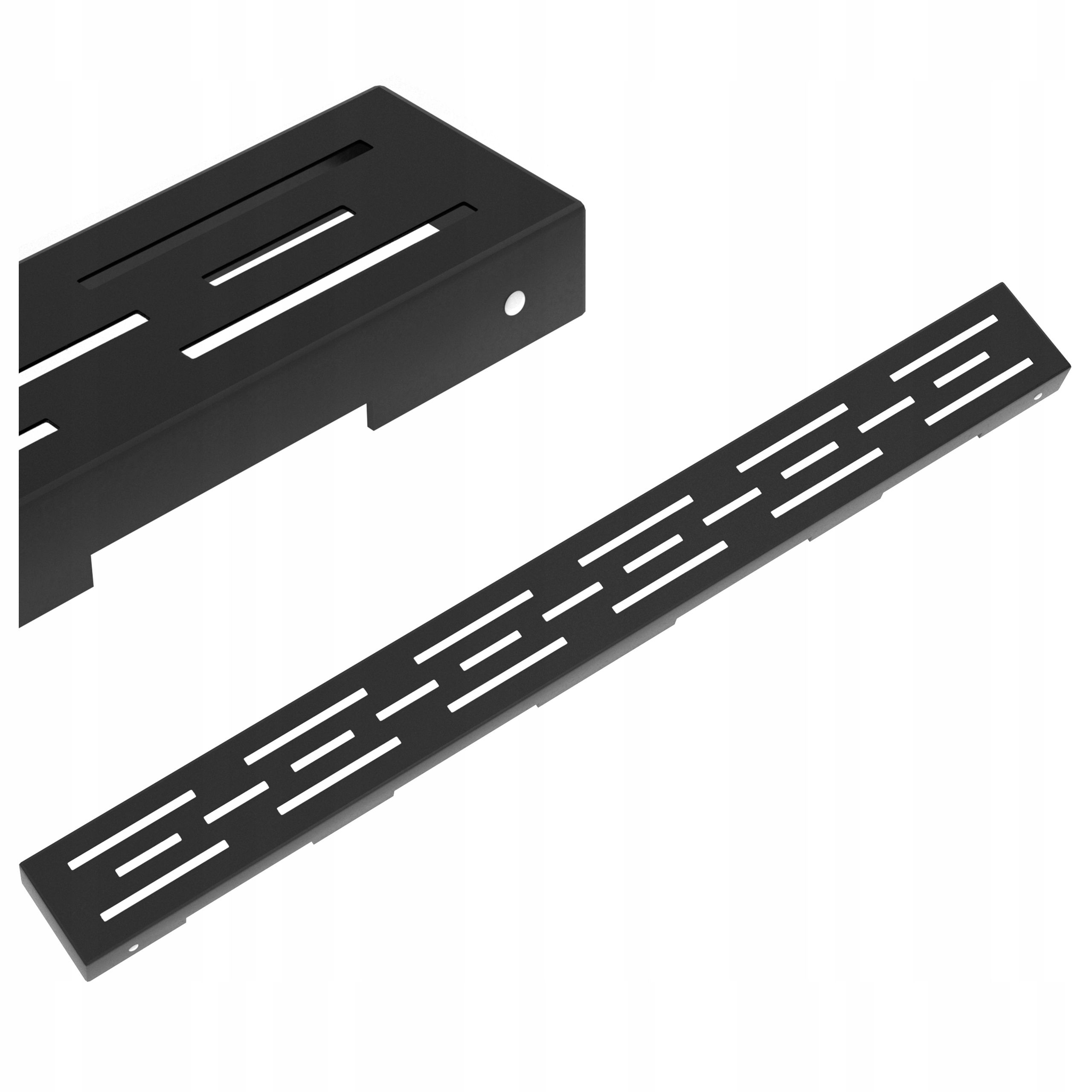 Kryt lineárního odtoku Flat 90 cm černá nerezová ocel 304 WK01